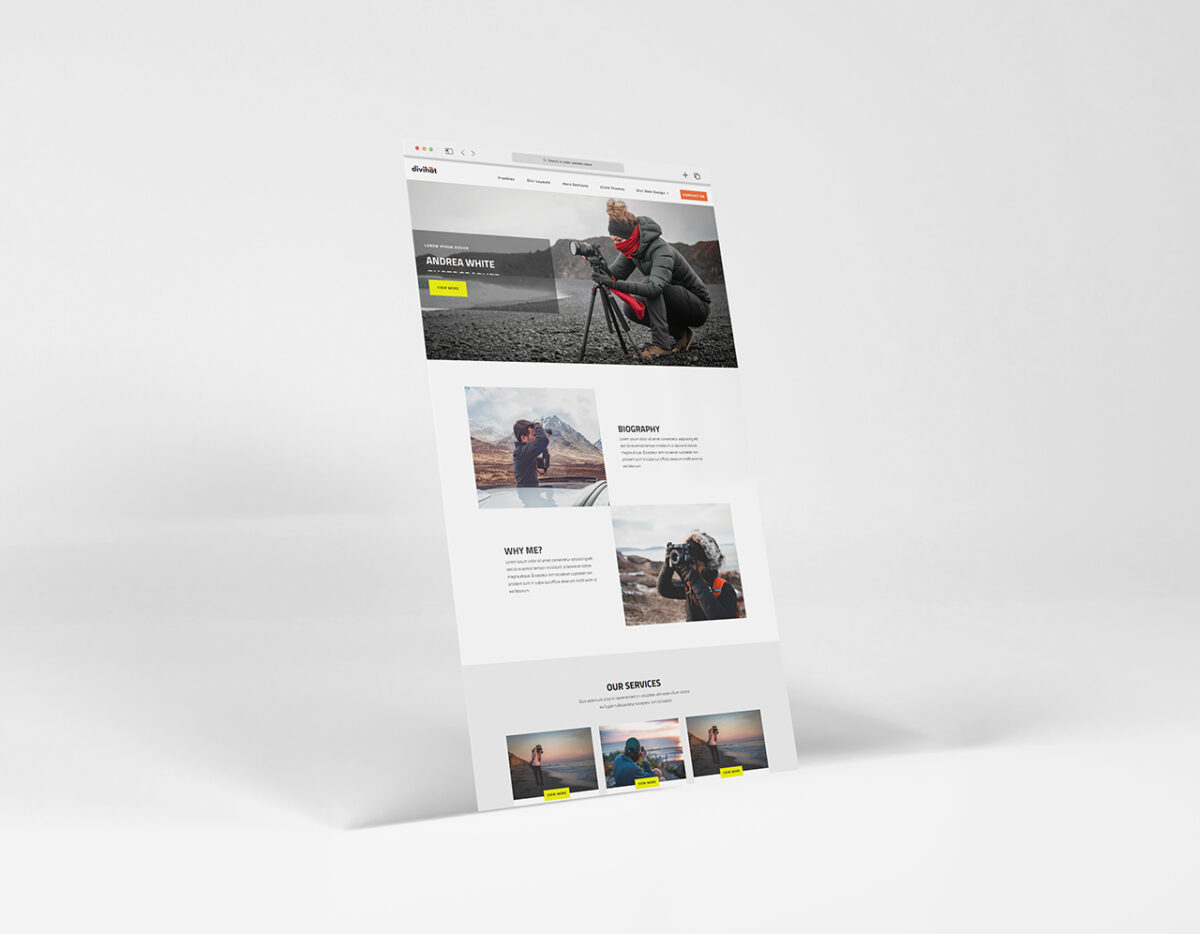 Photography Website